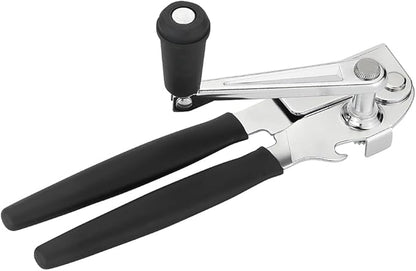 Manual Can Opener with Soft Handles,Commercial Can Openers Heavy Duty, Ergonomic Easy-Turn Crank for Seniors,Industrial Can Opener for Restaurant - Image 7