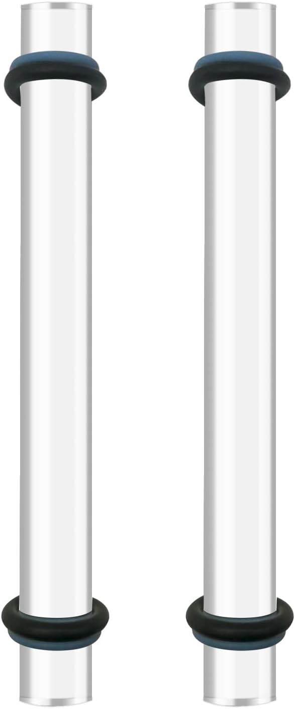 DIYOOHOMY 2Pcs Polymer Clay Roller Tools, Acrylic Rolling Pin with Thickness Rings Kit, Air Dry Clay Tools Clear Slab Roller Supplies by DIYOOHOMY