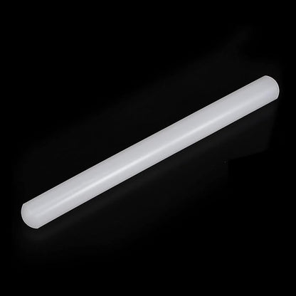 HARFINGTON Fondant Rolling Pin PP 30cm x 2.5cm Non Stick for Baking White