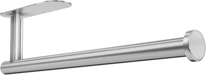 DEKAVA Paper Towel Holder Under Cabinet for Kitchen, Adhesive Paper Towel Holder Wall Mount, SUS304 Stainless Steel 13 inch(1,Silver) by DEKAVA
