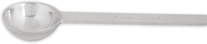 RSVP International Endurance Kitchen Collection Open Stock Measuring Spoon, Stainless Steel, Dishwasher Safe, 1-Teaspoon - Image 2