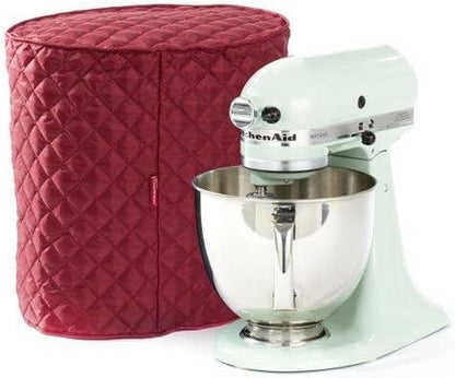 Covermates Keepsakes Stand Mixer Cover – Quilted Appliance Protector for Food Processors – Dust & Stain Resistant, Washable Slip‑On Design for Countertop Storage, Red