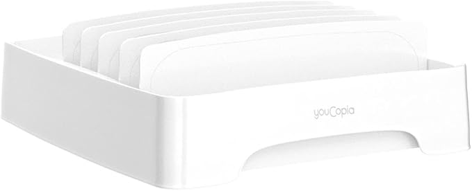 YouCopia StoraLid Adjustable Food Container Lid Organizer for Kitchen Cabinet Storage, Small, 2-Pack - Image 4