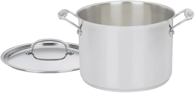 Cuisinart 766-24 Chef's Classic 8-Quart Stockpot with Cover, Stainless Steel - Image 2