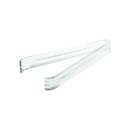 Party Essentials N64 Serving Tongs, 6-1/2", Clear (Pack of 48) by PartyEssentials