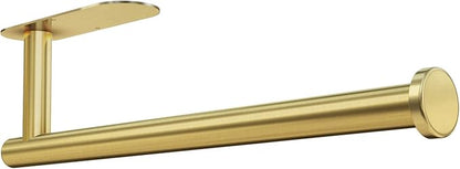 DEKAVA Paper Towel Holder Under Cabinet for Kitchen, Adhesive Paper Towel Holder Wall Mount, SUS304 Stainless Steel 13 inch(1,Gold) by DEKAVA