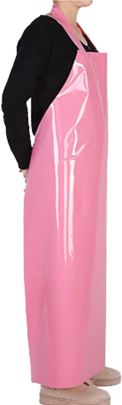 ELEBOX Waterproof Oil Proof Bib Apron Utility Apron Chemical Resistant Apron with Sleeve Work Apron Ultra Lightweight - Image 2