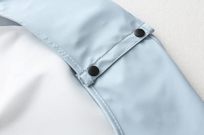 Waterproof Baby Bibs,Infant Toddler Extra Cover Feeding Bib With Food Catcher,Easy Clean & Washable