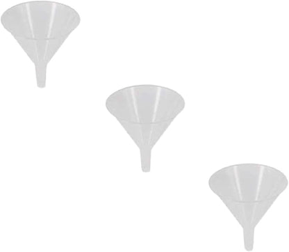 Plastic Funnel 2 inch diameter for General Purposes, Lab Car Kitchen Art Home Tools, Liquids Sand - Set of 3