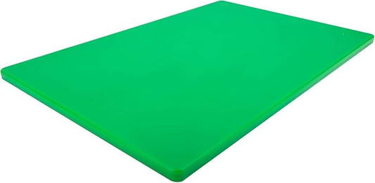 Thirteen Chefs Extra Large 24 x 18 Black Cutting Board - 1/2" Thick HDPE Plastic for Restaurants and Professional Kitchens