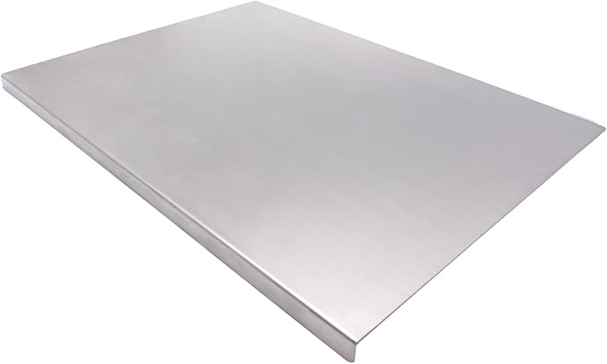 BILLAMB Stainless Steel Cutting Boards for The Kitchen, Suitable for Meat, Fruits, Vegetables, Bread, and Baking Large-sized Cutting Boards (40 x 30cm/15.7 x 11.8 in) by BILLAMB