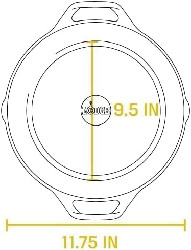 Lodge 12 Inch Pre-Seasoned Cast Iron Skillet - Dual Assist Handles - Use in the Oven,on the Stove,on-the Grill,or Over a Campfire - Black,(Pack of 3) - Image 5