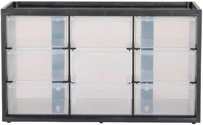 CRAFTSMAN Plastic Storage Organizer Bin System, 9 Compartment, Modular, Home Office (‎CMST40709) by CRAFTSMAN