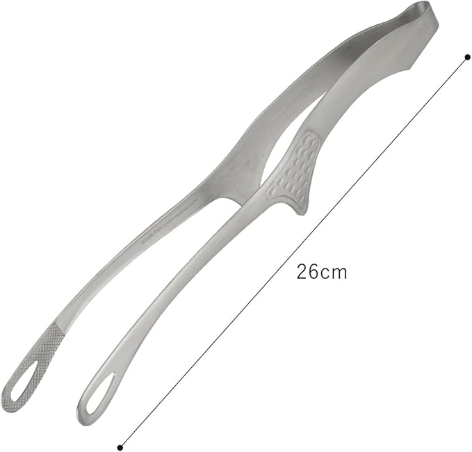 Shimomura 42497 Smart Kitchen Tongs, Large with Floating Tips, No Dirt, Made in Japan, Easy to Grab, Outdoor, Dishwasher Safe, Yakiniku, Fried Food, Total Length 10.2 inches (26 cm), Nippon Chopsticks - Image 7
