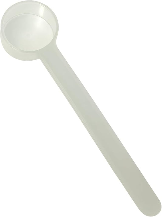 1 Teaspoon (1/3 Tablespoon | 5 mL) Long Handle Plastic Measuring Spoon for Coffee, Protein Powder, Pet Food, Spices, Grains, Dry Goods – Food-Grade BPA-Free (Pack of 1) by Supplement+and+Supply