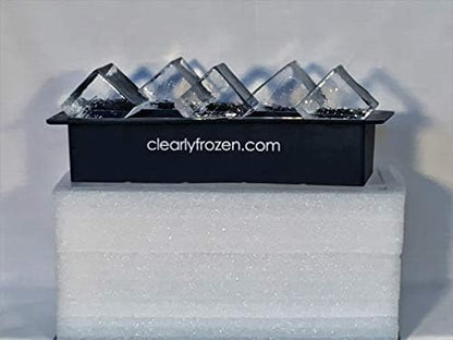 ClearlyFrozen Highest Rated (4.6 Star) Highest Capacity (Ten 2" Cubes) Clear Ice Tray - What Beats BEST and MOST? - Image 2