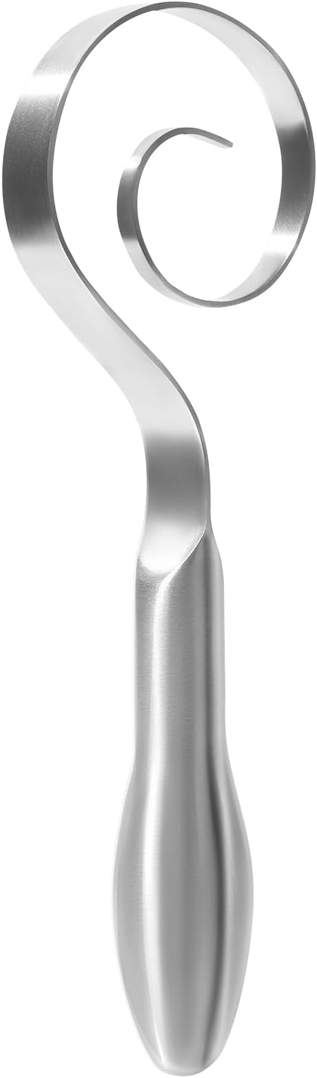 OYV Seamless Dough Whisk, 18/10 Stainless Steel Danish Dough Wisk, 9" Bread Whisk for Sourdough, Cookies, Pizza, Pastry, Dishwasher Safe Dough Hook by OYV