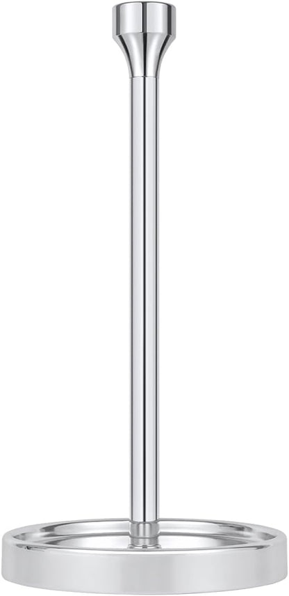 Ivilon Countertop Paper Towel Holder - Modern Bell End Minimalist Design - Color Chrome by Ivilon