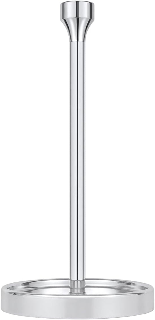Ivilon Countertop Paper Towel Holder - Modern Bell End Minimalist Design - Color Chrome by Ivilon