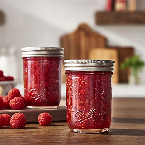 Ball Wide Mouth Glass Mason Jars with Lids and Bands, Used for Canning, Pickling, Juice, Jam, Jelly, Pint Size 16 Ounce (Pack of 4) - Image 9