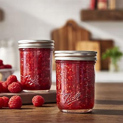 Ball Wide Mouth Glass Mason Jars with Lids and Bands, Used for Canning, Pickling, Juice, Jam, Jelly, Pint Size 16 Ounce (Pack of 4) - Image 9