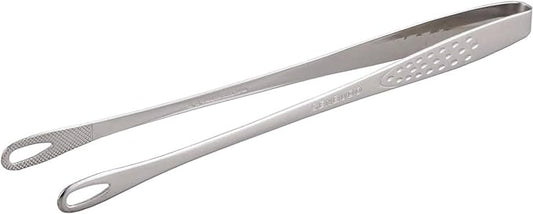 Shimomura Planning 40298 Slim Yakiniku Tongs, 9.4 inches (24 cm), Made in Japan, Easy to Grasp Fine Foods, Dishwasher Safe, Anti-Slip, Frying Food, Total Length 9.4 inches (24 cm), Outdoor Stainless by %E4%B8%8B%E6%9D%91%E4%BC%81%E8%B2%A9