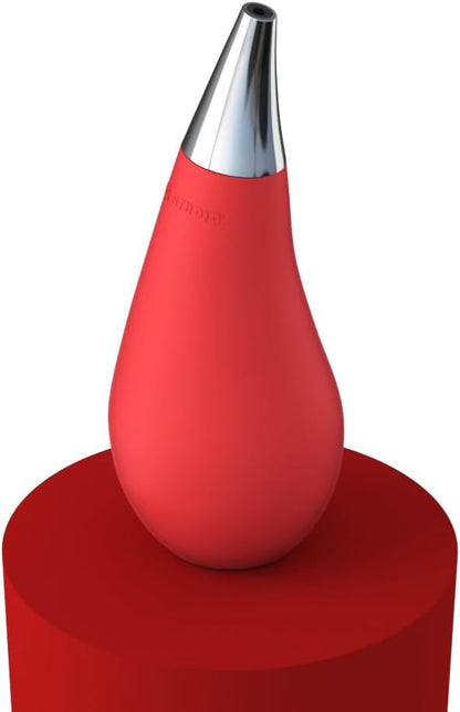 Kitchen Bathroom Counter top Squeezable Soap Dispensers Tear Drop Shape Bottle (Red, ~7oz) - Image 4