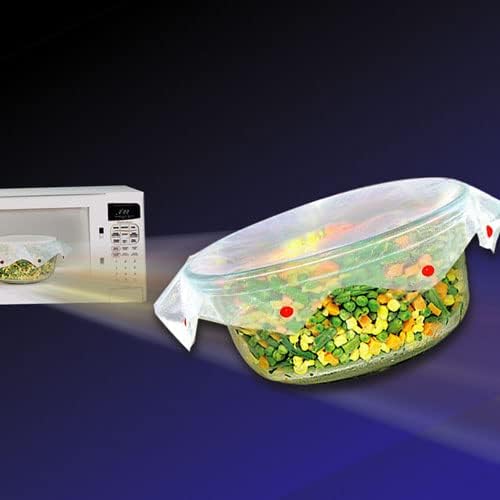 Microwave Spatter Screen, Reusable, Non-Stick Mesh, Folds Flat, 13 Inch Splatter Guard, BPA Free, Tested Food Contact Safe, Made in the USA. Red Beads - Image 6