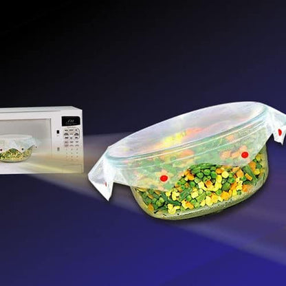 Microwave Spatter Screen, Reusable, Non-Stick Mesh, Folds Flat, 13 Inch Splatter Guard, BPA Free, Tested Food Contact Safe, Made in the USA. Red Beads - Image 6