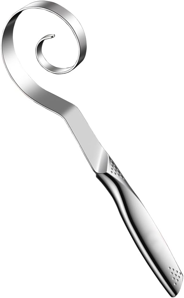 Seamless Danish Dough Whisk -10" Stainless Steel Dutch Bread Dough Whisk Tool for Sourdough Bread Baking, Whisking, Pizza, Pastry, Cake Batter, Biscuits,Dishwasher Safe by Hevengao