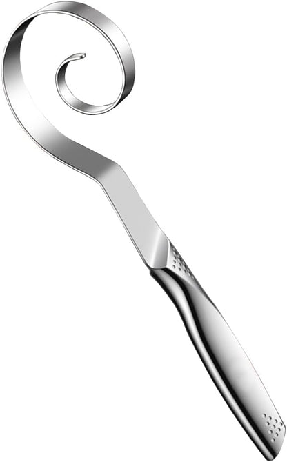 Seamless Danish Dough Whisk -10" Stainless Steel Dutch Bread Dough Whisk Tool for Sourdough Bread Baking, Whisking, Pizza, Pastry, Cake Batter, Biscuits,Dishwasher Safe by Hevengao
