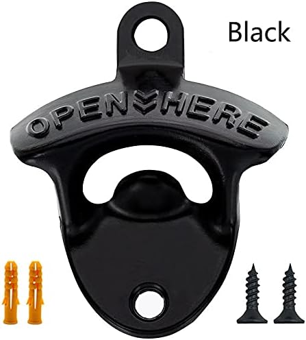 Beer bottle openers Cast Iron wall mounted bottle opener(Set of 2With screws) - Image 2