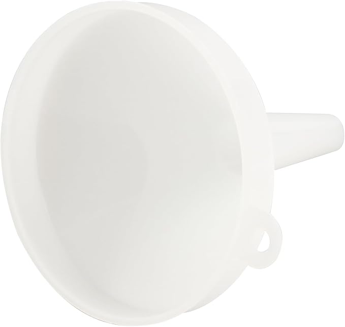 Restaurantware-Met Lux 8-ounce Plastic Funnel, 1 Plastic Funnel - Precise Spout, White Pouring Tool, Wide Spout, For Transferring Ingredients - Image 9