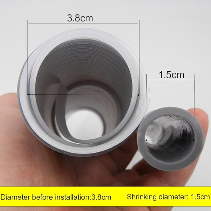 2 Pcs Heat-Resistant Pot Handle Silicone Cover, Non-Slip Pan Handle Sleeve, Easy to Install and Clean, for Cast Iron Skillet, Frying Pan (grey, M)