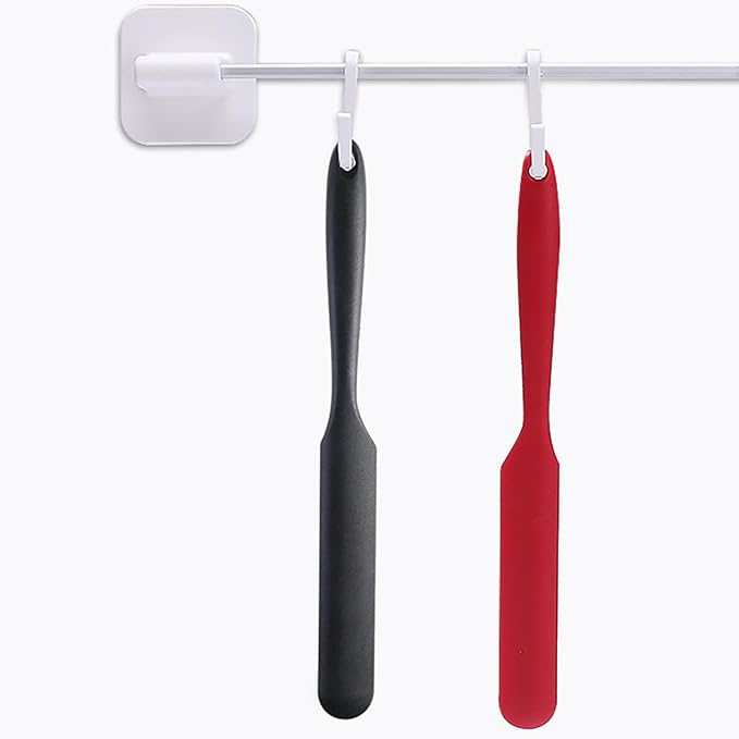 5 Pcs Silicone Jar Spatulas,Sourdough Spatula with Long Handle,Cake Cream Butter Spatulas(5 Pcs) - Image 7