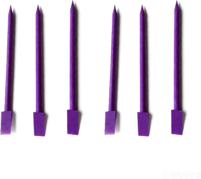 Cookie Scribes,Cookie Scraper Set of 6 Tool for Cookies Decorating,Purple