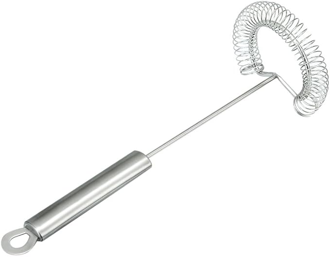 Whisk,Spiral Whisks Egg Beater for Blending Mixing Stirring, Non-Stick Stainless Steel Whisk,11.2 inch by Tafond