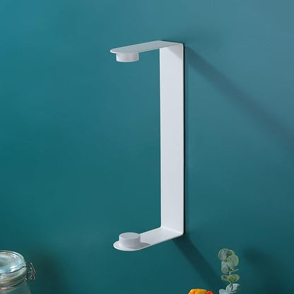 ZUNTO Paper Towel Holder Under Cabinet - Paper Towel Rack for Kitchen, Adhesive Paper Towel Holder SUS304 Stainless Steel(White) - Image 5