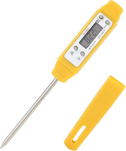 Akozon Digital Food Thermometer Automatic Calibration Pen High Accuracy Electronic Pocket Thermometer Yellow Home and Family Appliance and Decor - Image 8