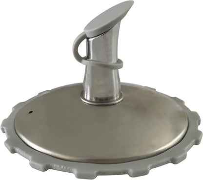 Jarware Stainless Steel Oil Cruet Lid, Wide Mouth Mason Jar Pour Spout Lid
