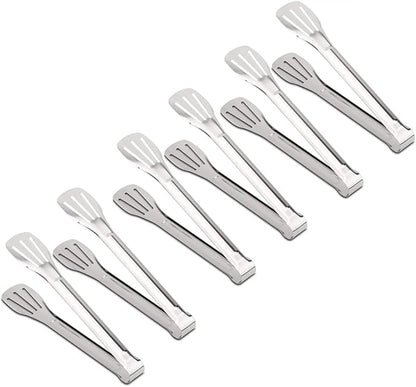 Serving Tongs Kitchen Tongs,Buffet Tongs, Stainless Steel Food Tong Serving Tong,small tongs 6 Pack (9 Inch) - Image 9