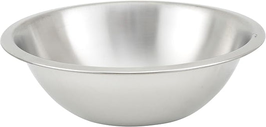 Winco 1.5 Quart Heavy-Duty Stainless Steel Mixing Bowl, Shallow by Fonteme