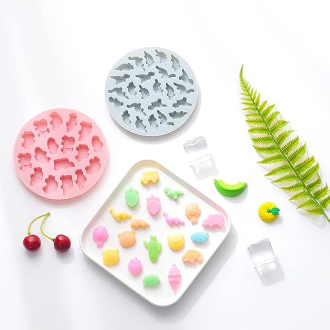 Cute Ice Cube Trays Silicone Chocolate Mold Wax Melt Molds Easy Release Ice Trays Non-Stick Chocolate Soap Pudding Jello Ice Cube Tray (Car)