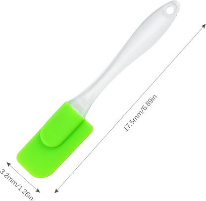 ZukoCert 6 Piece Mini Silicone Spatula Set, Small Heat-Resistant Rubber Spatulas for Baking, Cooking, Mixing, Non-Stick Kitchen Tools for Cooking & Baking