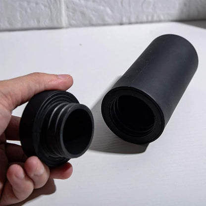 RefillableDish Washing Liquid Dispenser, Silicone Divided Bottle Easy Squeeze Soap Dispenser Hand Soap Bottle Essential Oil Lotion Shampoo, Conditioner, Dishwashing Liquid Dispensing Bottle Black