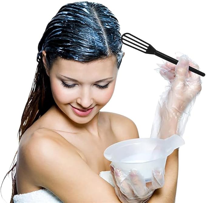 10 PCS Plastic Hair Coloring Mixer,Hair Color Whisks Dye Cream Mixer,Tint Color Cream Colorful Spoon Applicator Hair Bleaching Highlight Tool for Home Barber Shop Salon - Image 5