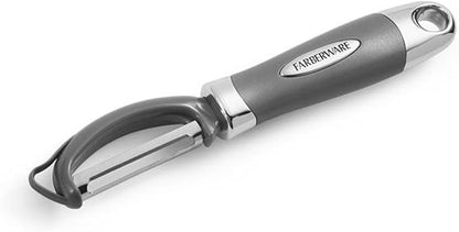 Farberware Pro2 Vegetable Peeler, Euro Peeler with Razor-Sharp Stainless Steel Blade, Swivel Peeler for Potatoes, Fruits, and Vegetables, Built-In Bud Remover, Dishwasher Safe - Image 7