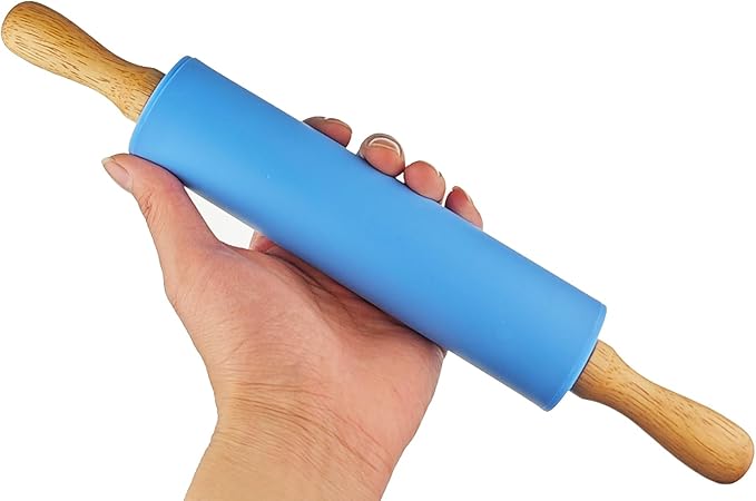 6 Pack Small Rolling Pin for Kids, Kids Rolling Pin for Home Kitchen (6 colors) (12 Inch) - Image 4