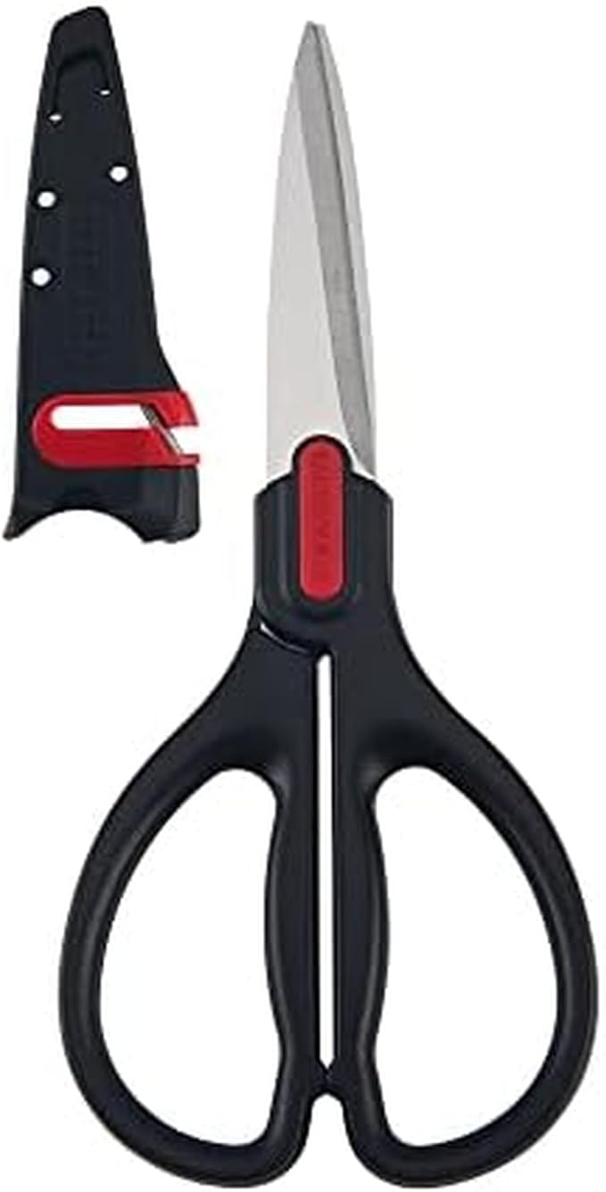 Farberware Self-Sharpening Stainless Steel All-Purpose Shears with Edgekeeper Sleeve by Farberware