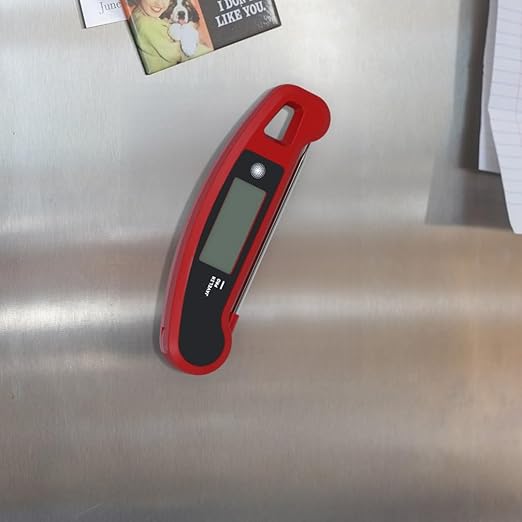 Lavatools Javelin® PRO Classic Ultra-Fast 2-Second Professional Digital Instant Read Meat Thermometer for Grill and Cooking, Auto-Rotating Backlit Display, IP65 Water Resistant, NSF Certified-Crimson - Image 6